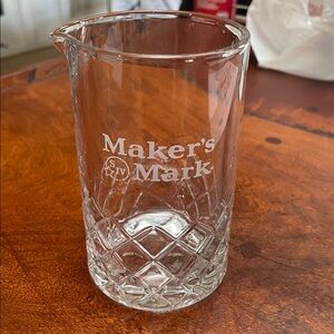 Maker's Mark Crystal Cocktail Mixing Carafe/Glass